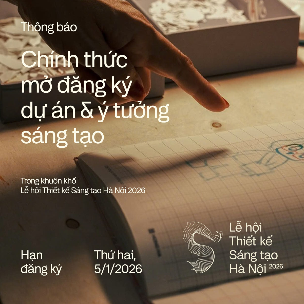 Mở đăng ký Dự án và Ý tưởng trong khuôn khổ Lễ hội Thiết kế Sáng tạo Hà Nội 2026