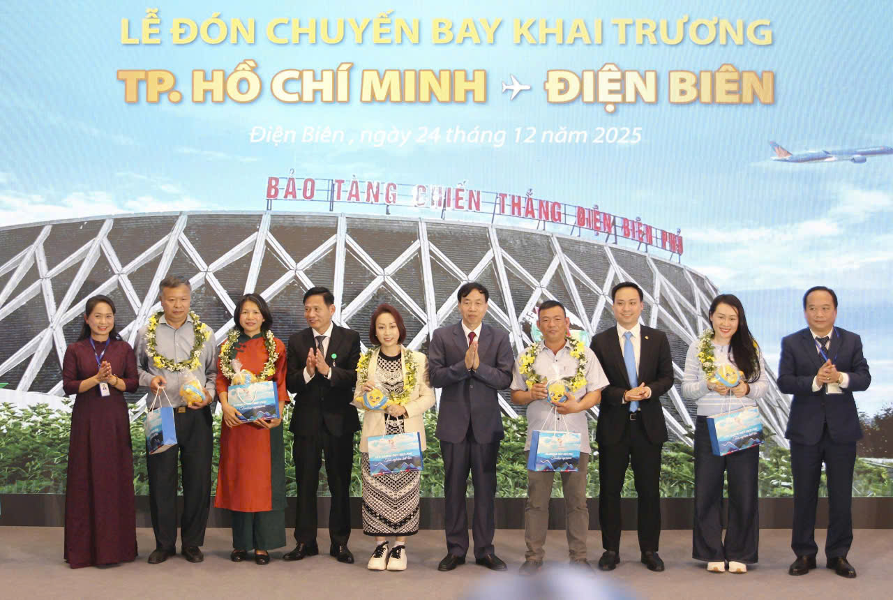 Chuyến bay đầu tiên kết nối TP.HCM – Điện Biên của Vietnam Airlines chính thức cất cánh – Tạp chí Kiến trúc Việt Nam