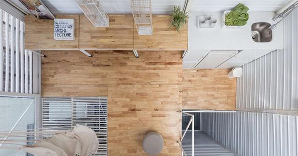 Nhà phố 10m2 ở Hà Nội không tốn một viên gạch để xây vẫn đẹp như mơ