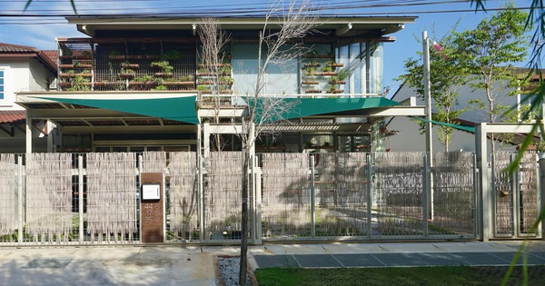 Ngôi nhà ‘lột xác’ nhờ làm vườn treo thay mặt tiền