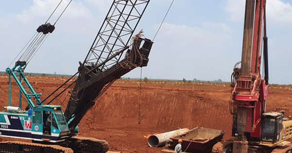 Đã xong móng nhà ga sân bay Long Thành, sẵn sàng khởi công