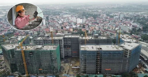 Công nhân bám công trường NƠXH CT3 Kim Chung đảm bảo tiến độ bàn giao nhà 2026