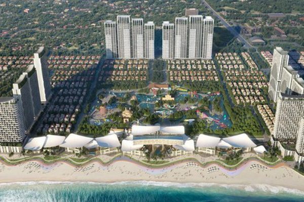 Doanh nghiệp của tỷ phú Trần Bá Dương bắt đầu thi công 2 tòa tháp cao tới 40 tầng trong khu đô thị 37.000 tỷ của Sun Group tại thành phố giàu nhất Việt Nam