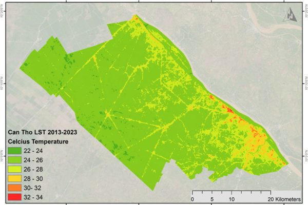 Lập kế hoạch làm mát đô thị bền vững: Bài học từ trường hợp thành phố Cần Thơ