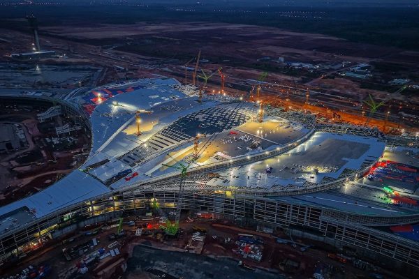 “Trái tim” trị giá 35.000 tỷ đồng tại sân bay lớn nhất Việt Nam đang được 7.300 công nhân làm “3 ca, 4 kíp” suốt ngày đêm tăng tốc về đích