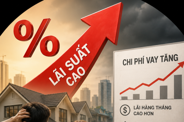 Lãi suất tăng, người chịu áp lực rõ nhất không phải chủ đầu tư, mà là người mua nhà