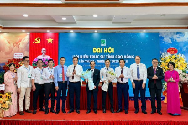 Đại hội Hội KTS tỉnh Cao Bằng lần thứ VI: Phát huy vai trò KTS trong phát triển kiến trúc bền vững, giàu bản sắc