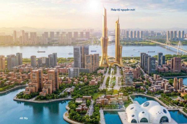 Hà Nội sẽ có siêu Tháp Kỷ nguyên 109 tầng bên sông Hồng, giữa đại đô thị 11.400ha