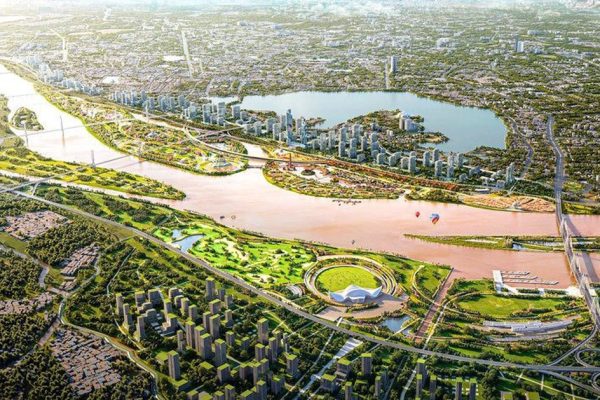 Mê Linh tạm dừng hàng loạt thủ tục đất đai trong phạm vi quy hoạch siêu dự án đại lộ sông Hồng